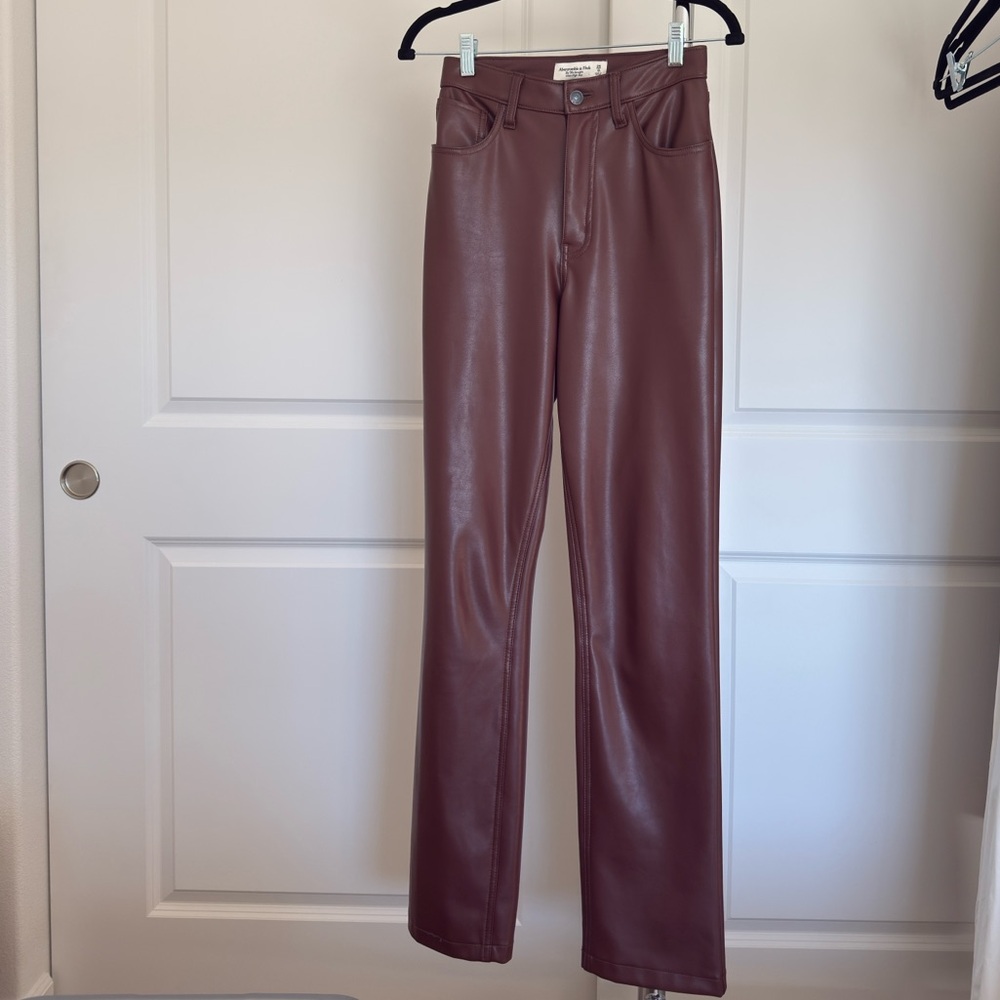 Abercrombie Faux Leather Pants